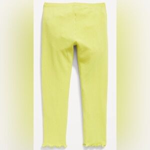 Rib-Knit Full-Length Leggings for Toddler Girls